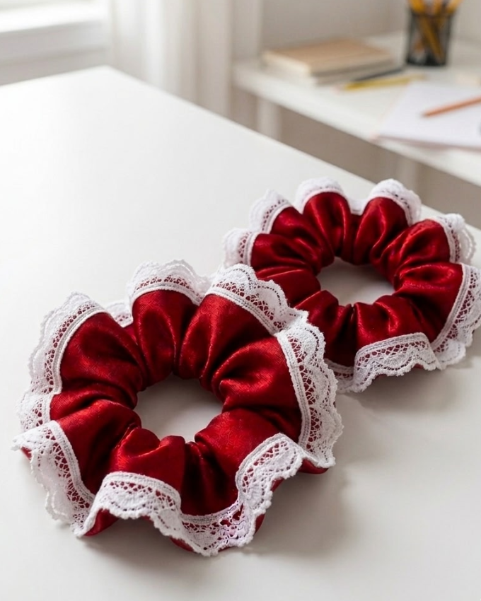 Lace Scrunchies