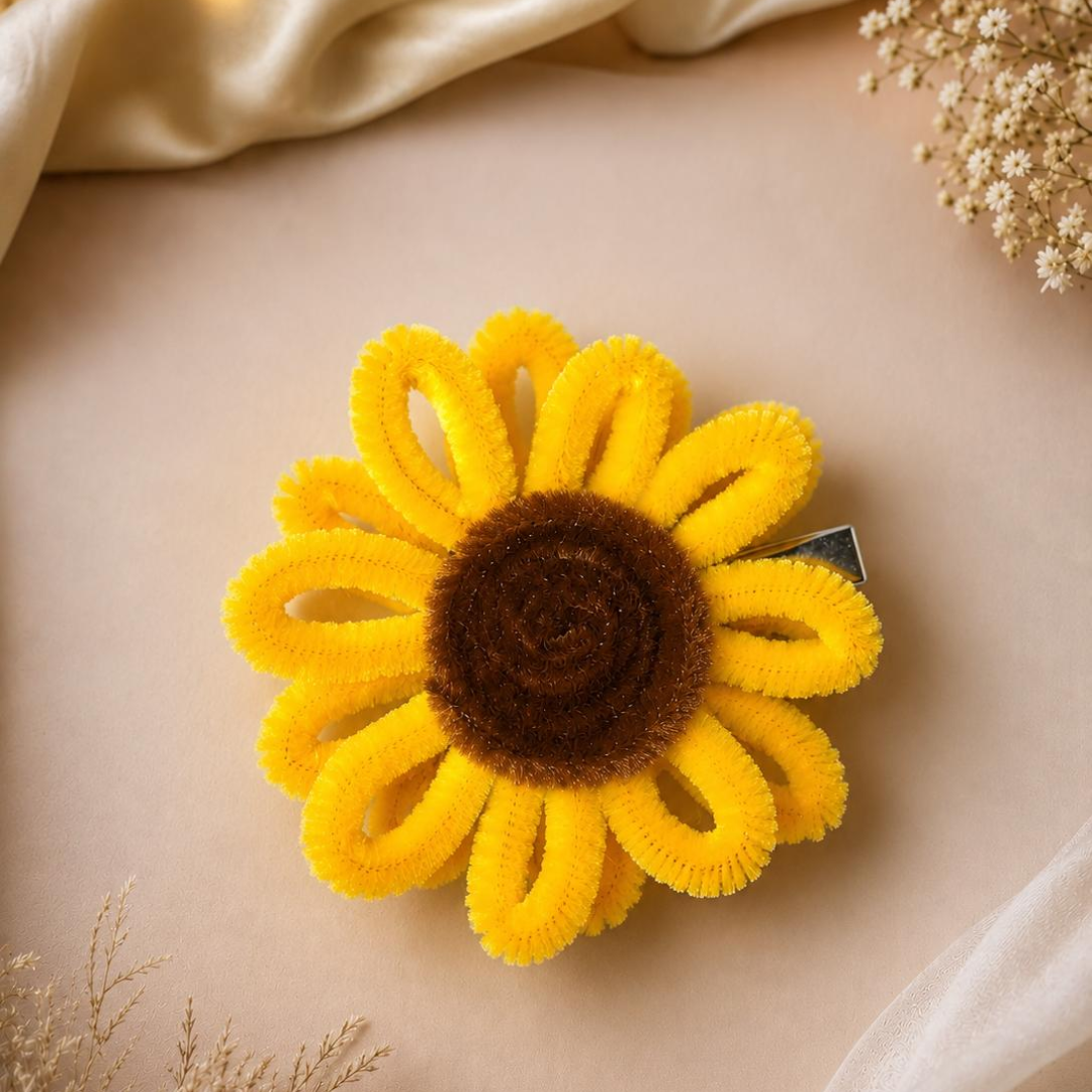 Flower Pipe Hair Clip