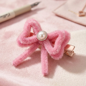Bow Pipe Hair Clip