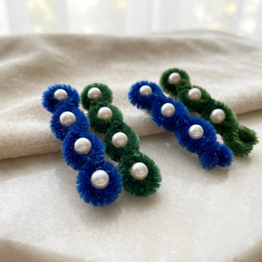 Pearl Pipe Hair Clip